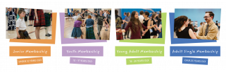 Young Dancers Membership Types